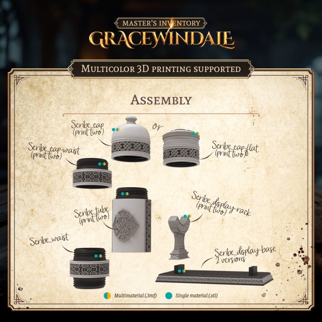 Gracewindale Scribe's Scroll Holder