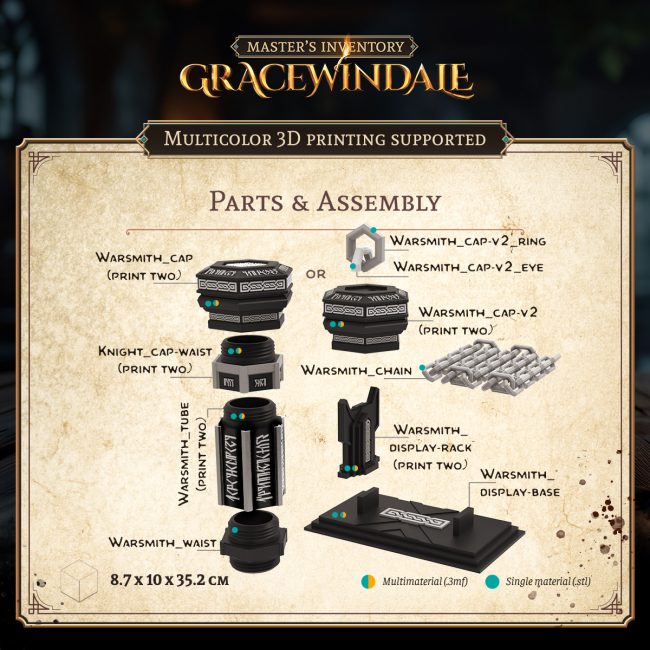 Gracewindale Warsmiths Scroll Holder