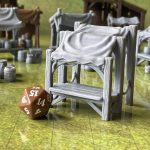 Canvassed Market Stall - Covered Vendor Booth by Gracewindale