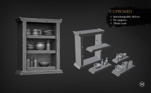 Bookshelf and Cupboard by Gracewindale
