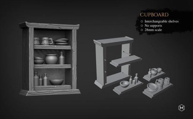 Bookshelf and Cupboard by Gracewindale