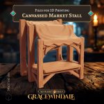 Canvassed Market Stall - Covered Vendor Booth by Gracewindale