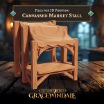 Canvassed Market Stall - Covered Vendor Booth by Gracewindale