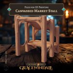 Canvassed Market Stall - Covered Vendor Booth by Gracewindale