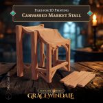 Canvassed Market Stall - Covered Vendor Booth by Gracewindale