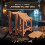 Canvassed Market Stall - Covered Vendor Booth by Gracewindale
