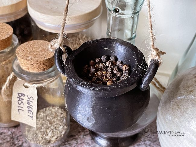 Cauldron Spice Jar by Gracewindale