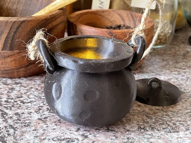 Cauldron Spice Jar by Gracewindale