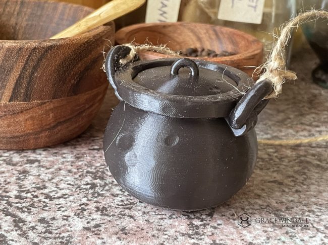 Cauldron Spice Jar by Gracewindale