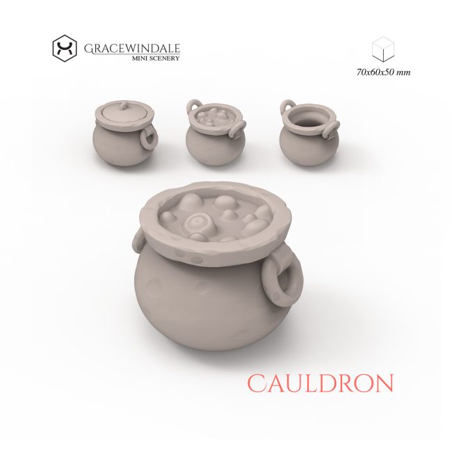 Cauldron Spice Jar by Gracewindale