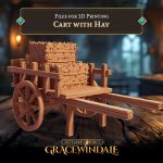 Cart with Hay by Gracewindale