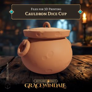 Cauldron Dice Cup by Gracewindale