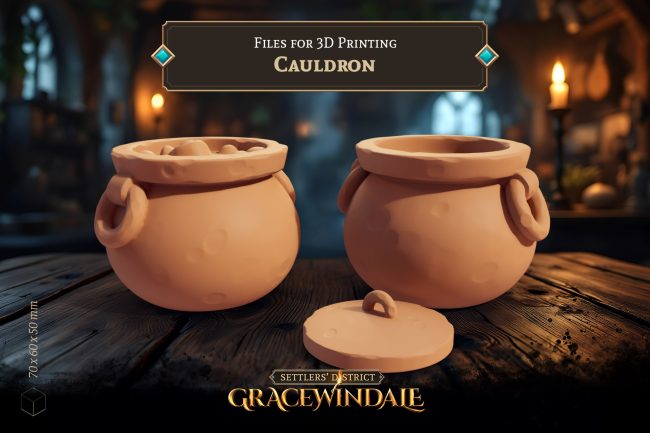 Cauldron Spice Jar by Gracewindale
