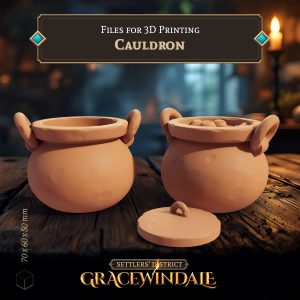 Cauldron Spice Jar by Gracewindale