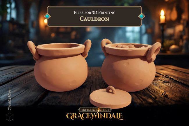 Cauldron Spice Jar by Gracewindale