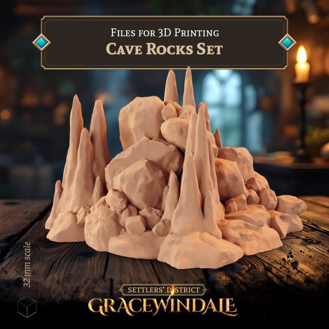 Cave Rocks Set by Garcewindale